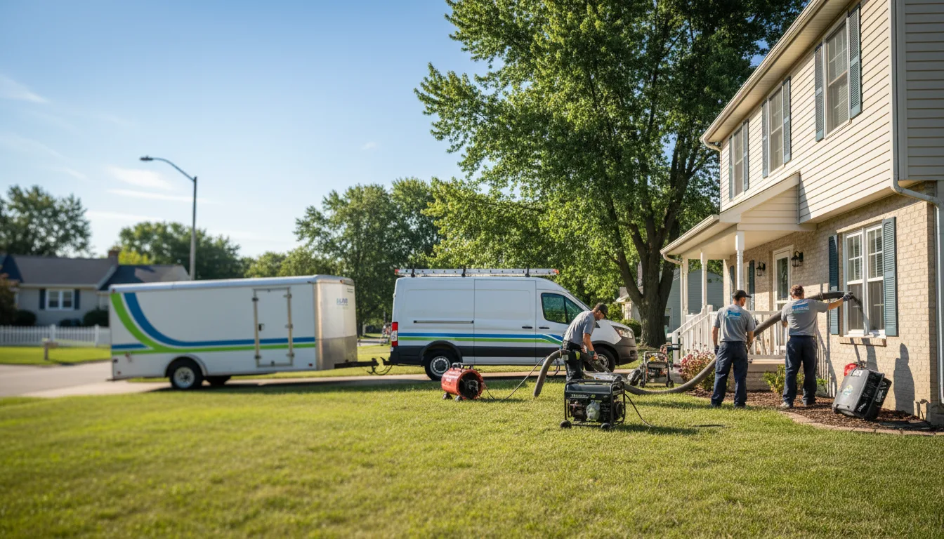 Flooded Basement Restoration And Cleanup With Repair in Princeton, MO near me